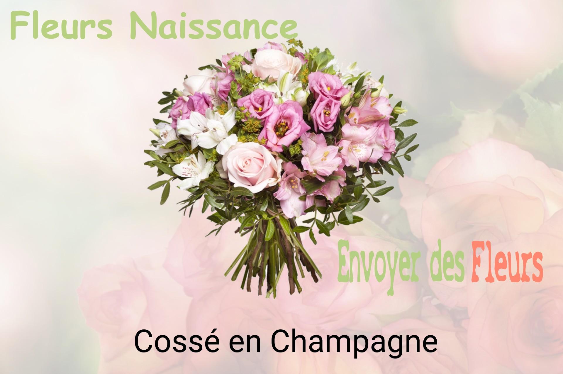 Bouquet de fleurs de naissance livré à Cossé-en-Champagne