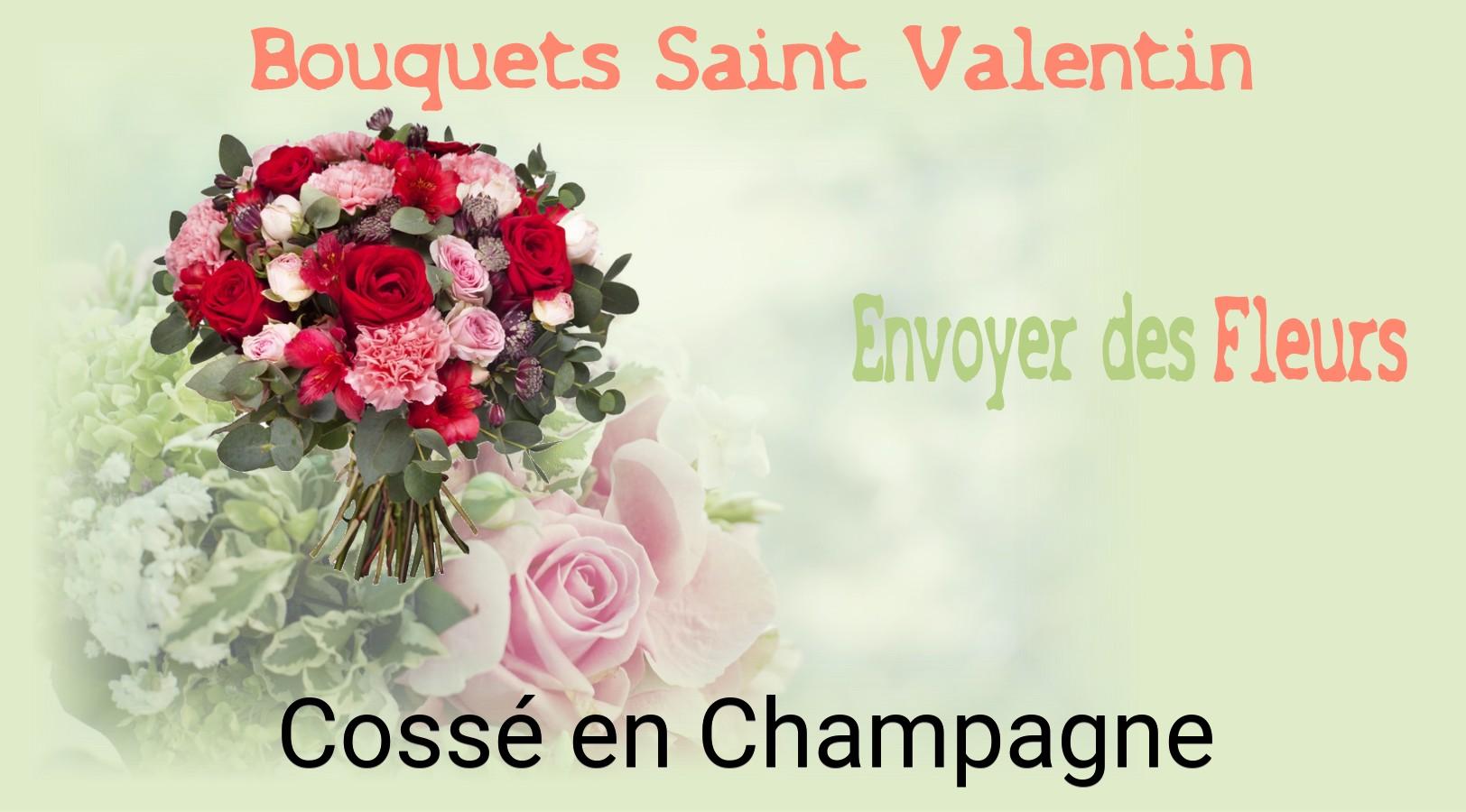 Roses de Saint-Valentin livrées à Cossé-en-Champagne
